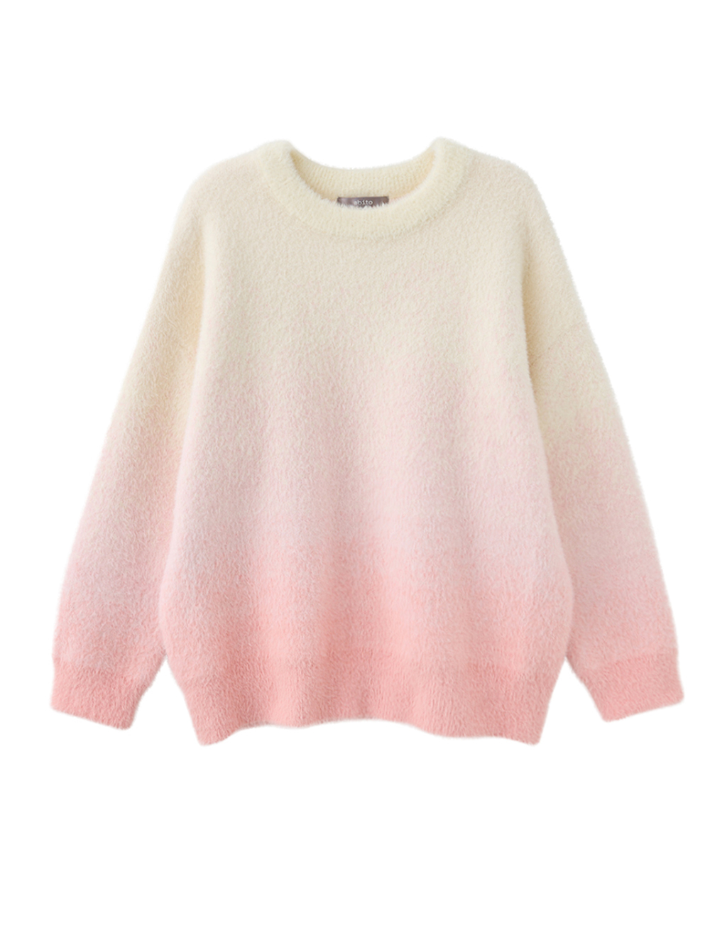 abito溫暖漸層針織上衣