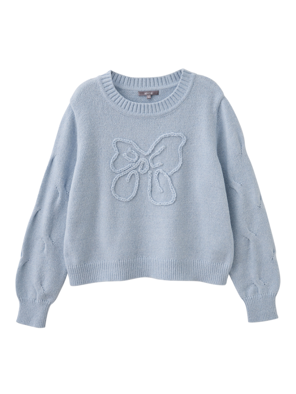 abito立體蝴蝶結針織上衣