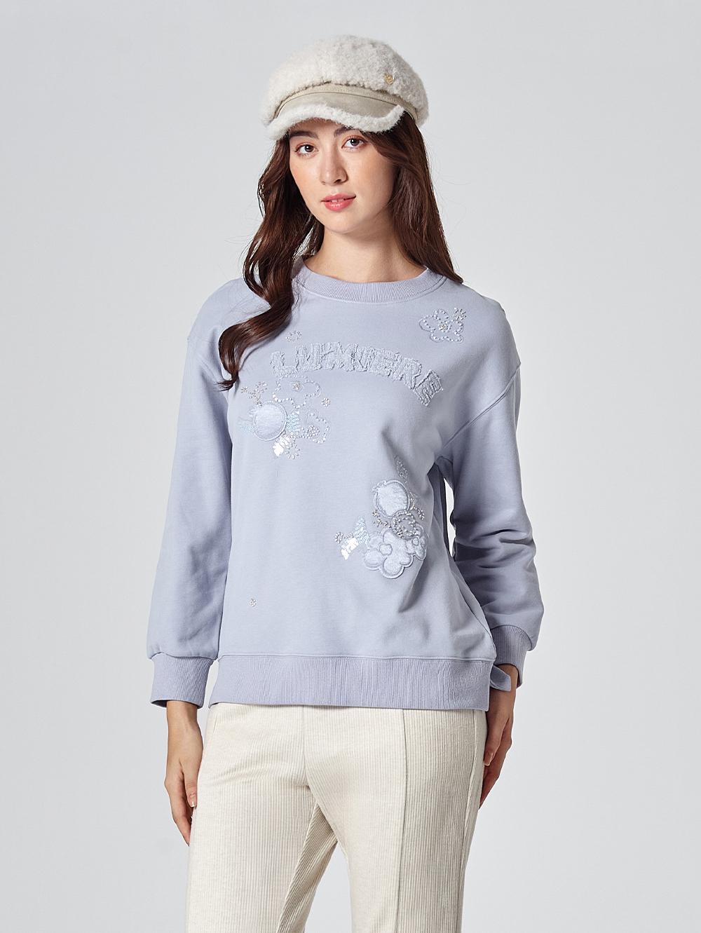 DITA日系繡花寬版上衣