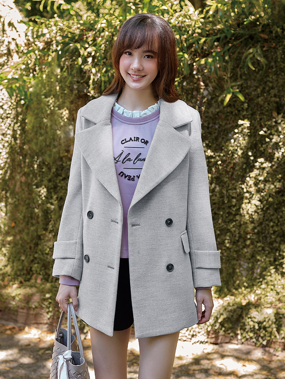 DITA英倫小高領質感上衣