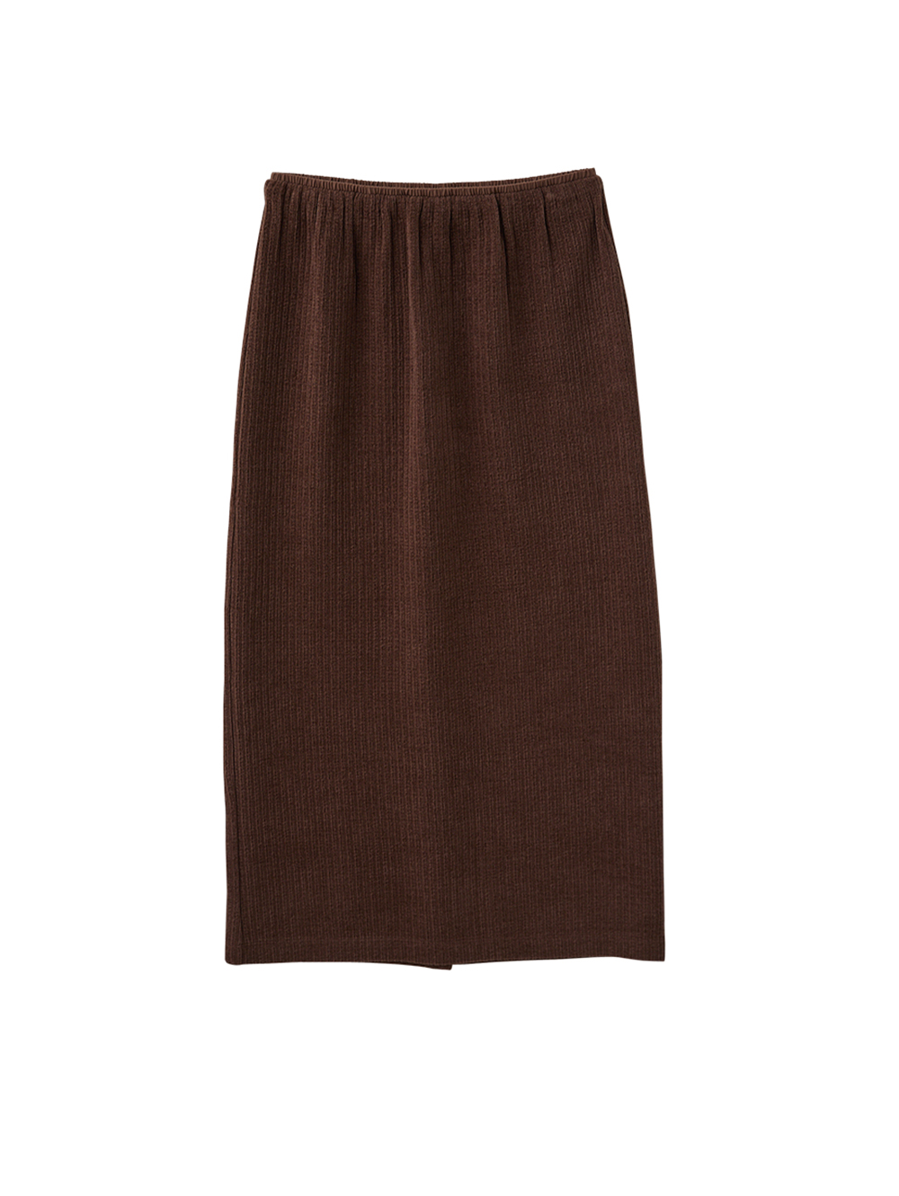 DITA簡約條絨鉛筆裙