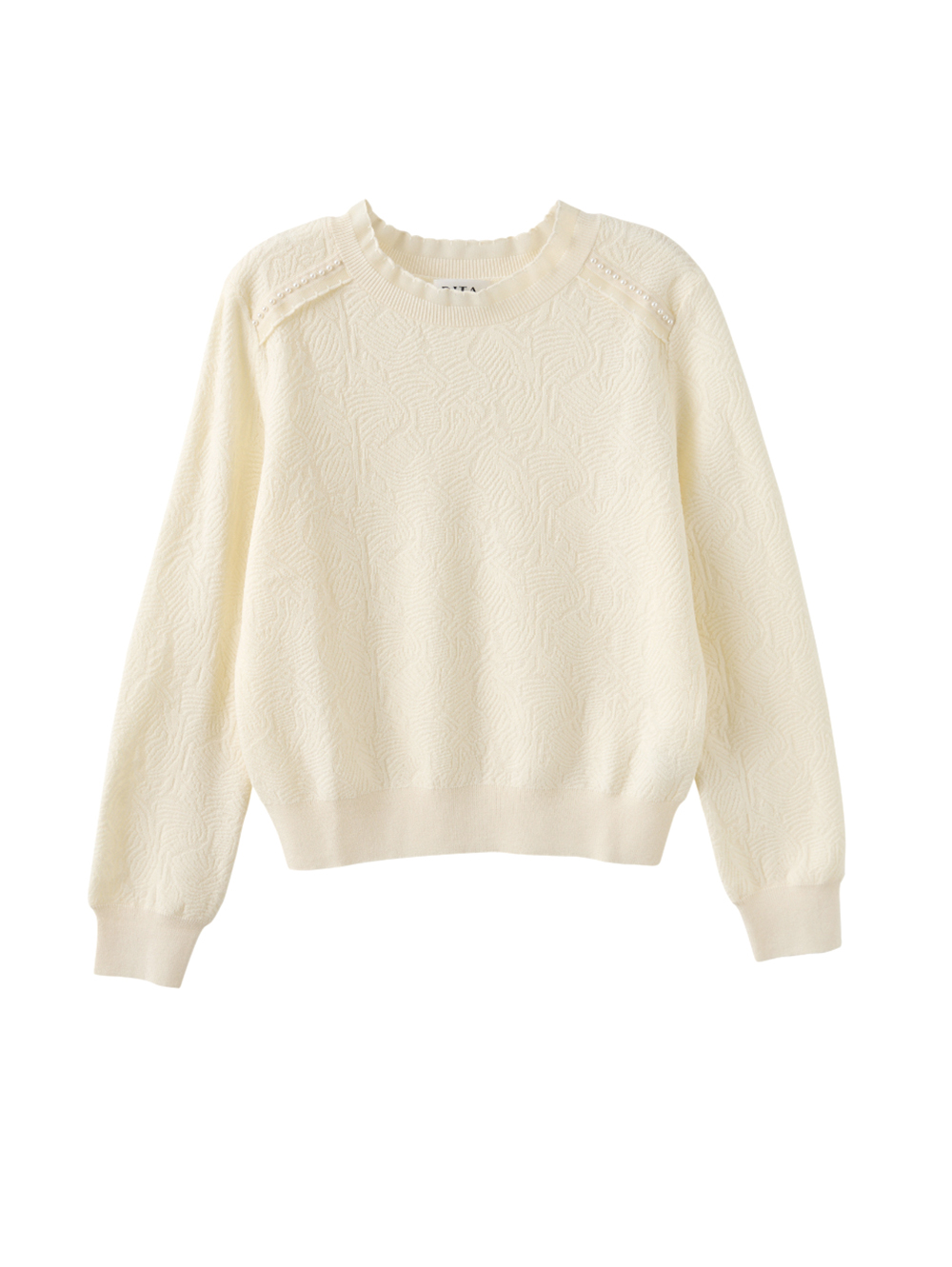 DITA千金珍珠高領針織上衣