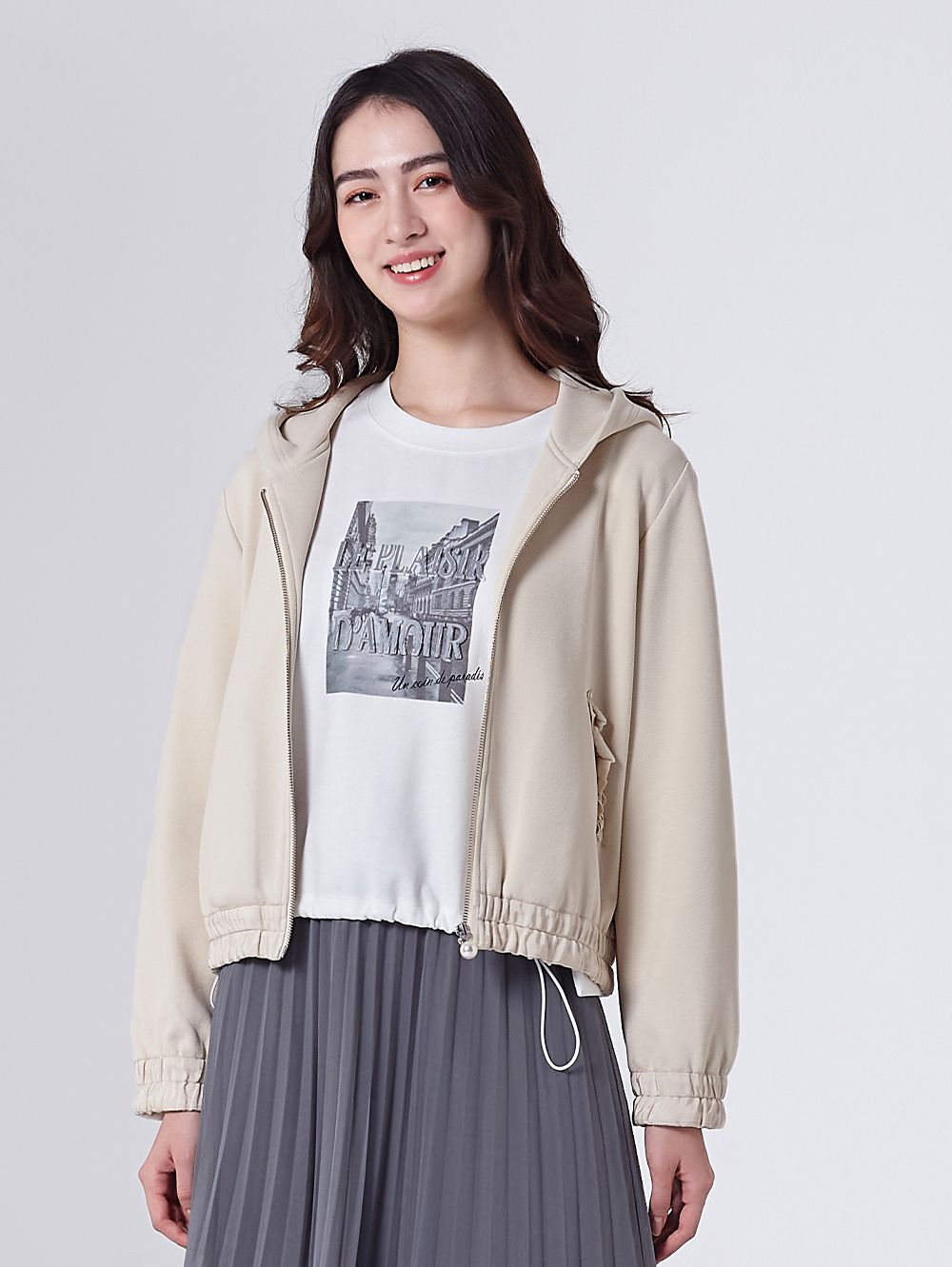 DITA立體鋼印休閒城市T