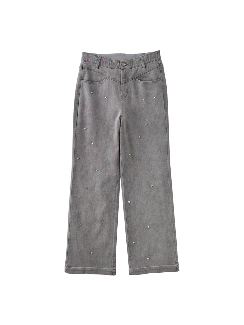 DITA特殊縫線牛仔寬褲