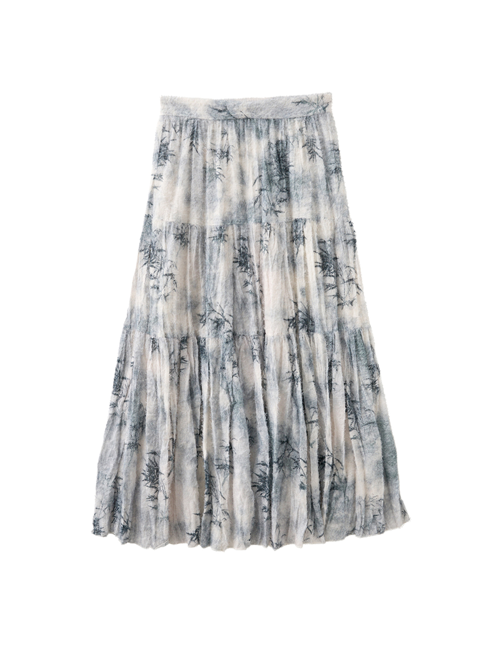 DITA浪漫氛圍印花皺皺蛋糕裙