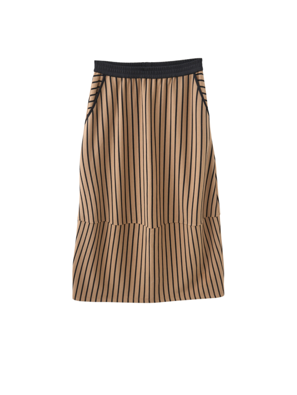 JOAN立體線條彈性氣球裙