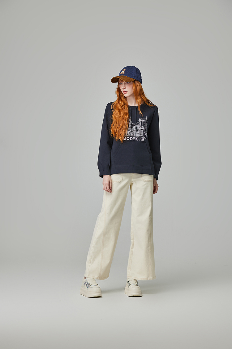 abito復古舊印圖案上衣