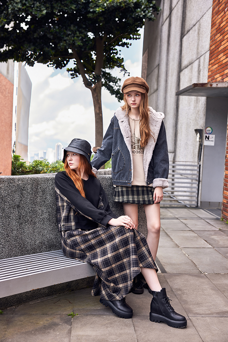 abito復古舊印圖案上衣