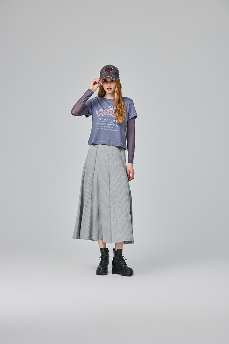 abito個性特殊剪裁長裙