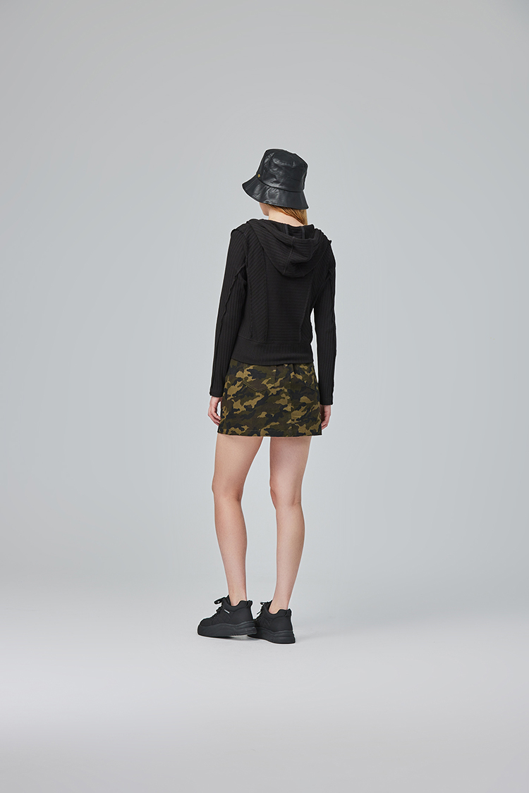 abito個性迷彩短裙