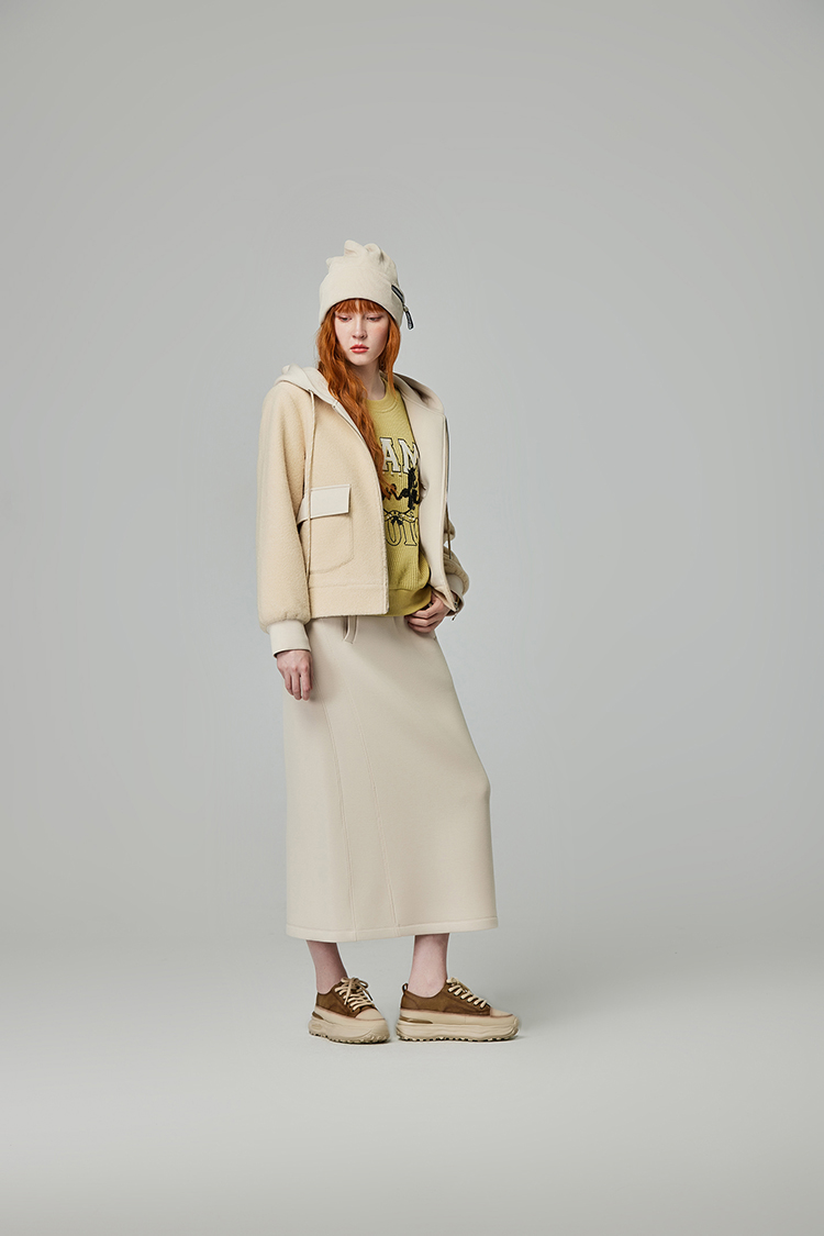 abito慵懶休閒鬆緊腰頭長裙