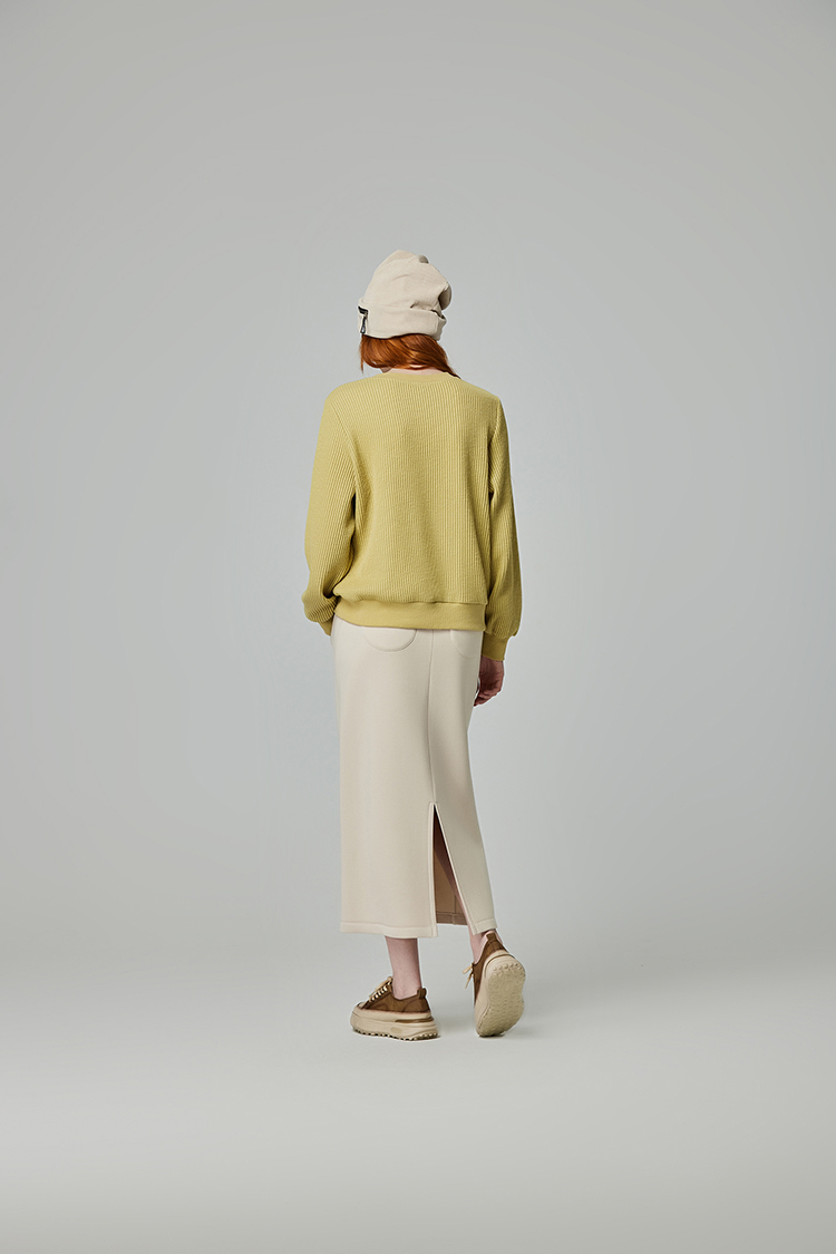 abito慵懶休閒鬆緊腰頭長裙