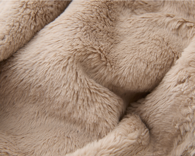 abito牛仔絨毛連帽外套