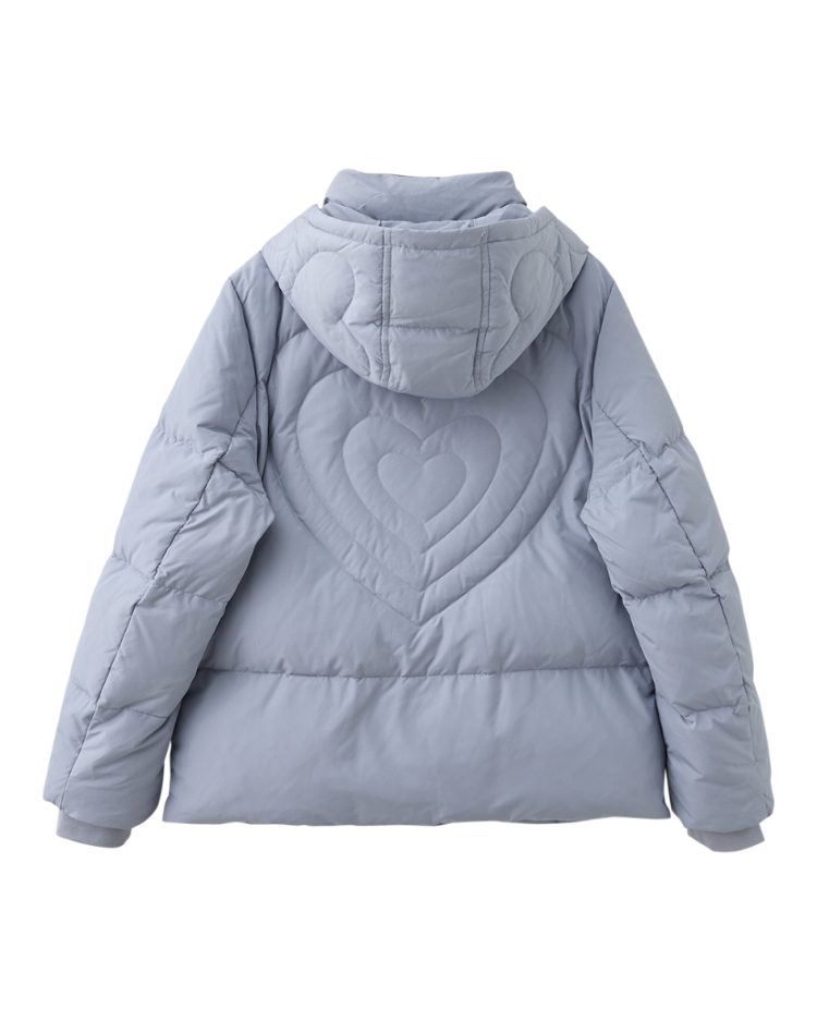 abito愛心羽絨連帽外套