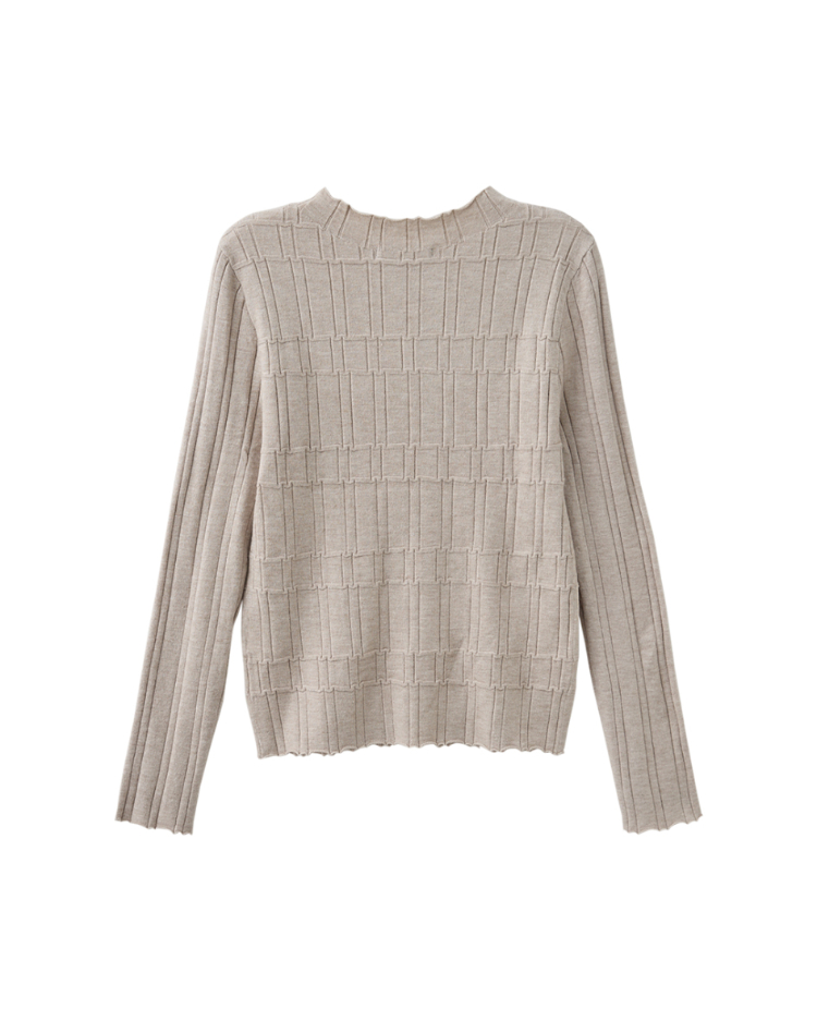 abito氣質條紋針織上衣