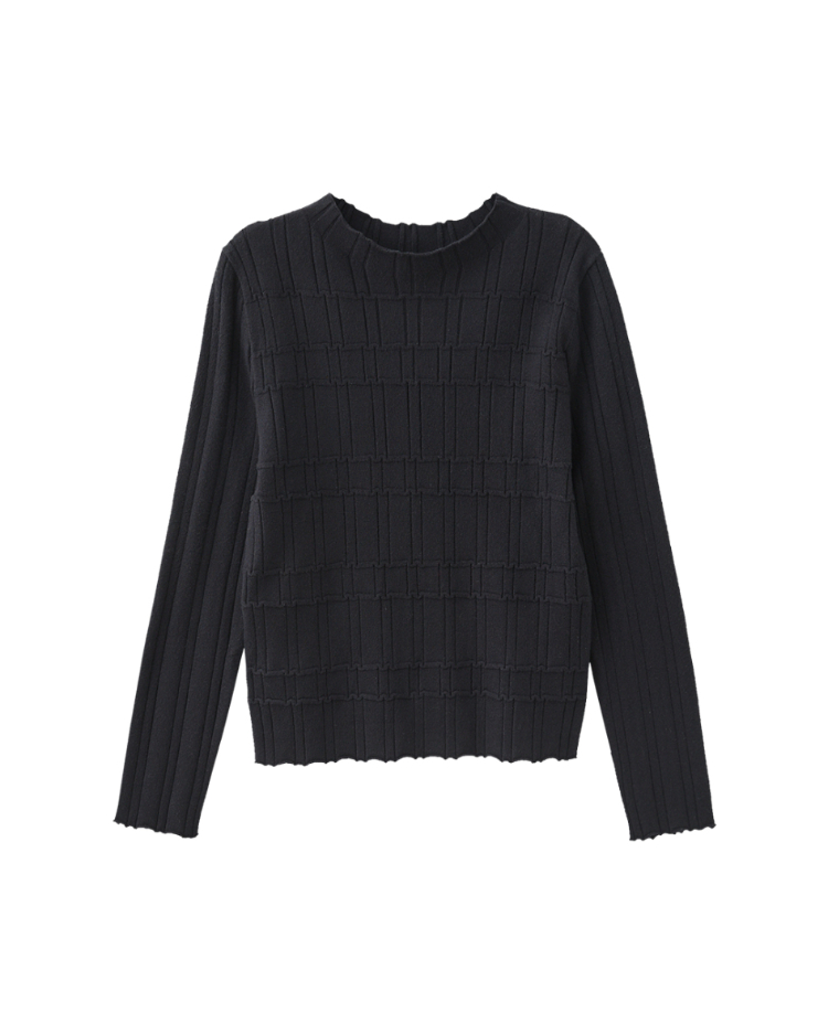 abito氣質條紋針織上衣