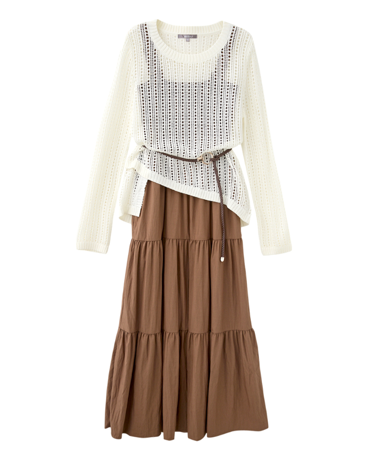 abito氣質兩件式針織洋裝