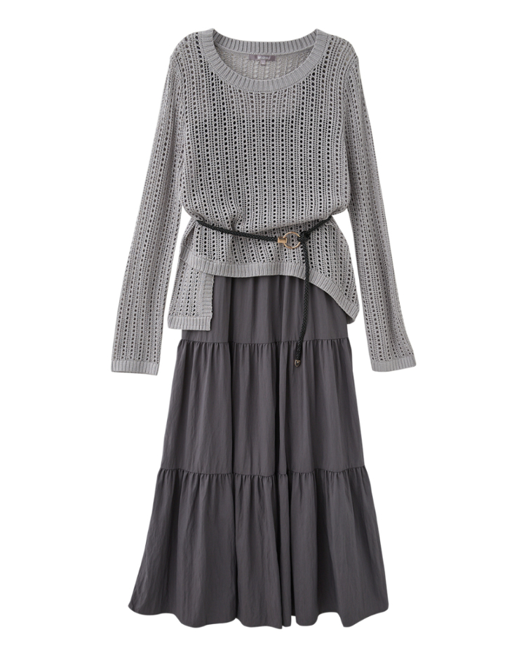 abito氣質兩件式針織洋裝