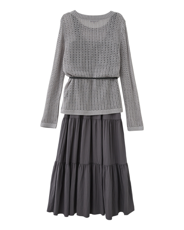 abito氣質兩件式針織洋裝