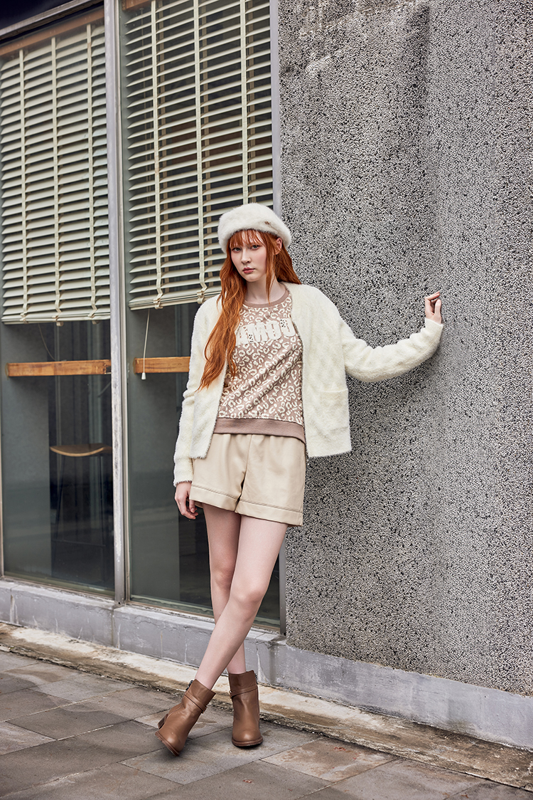 abito保暖絨毛針織外套