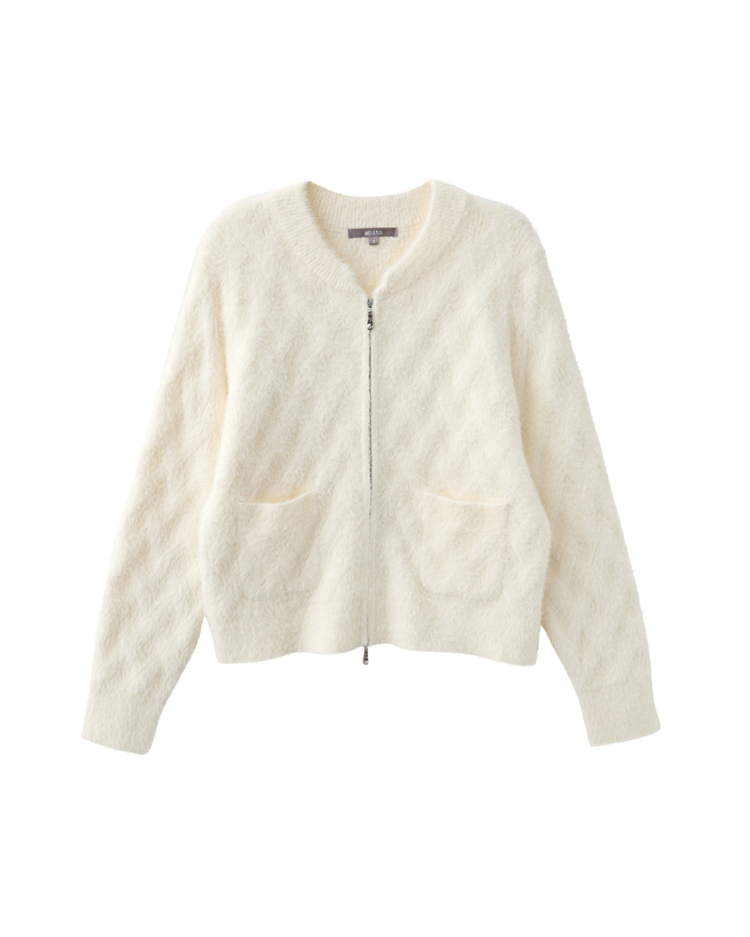 abito保暖絨毛針織外套