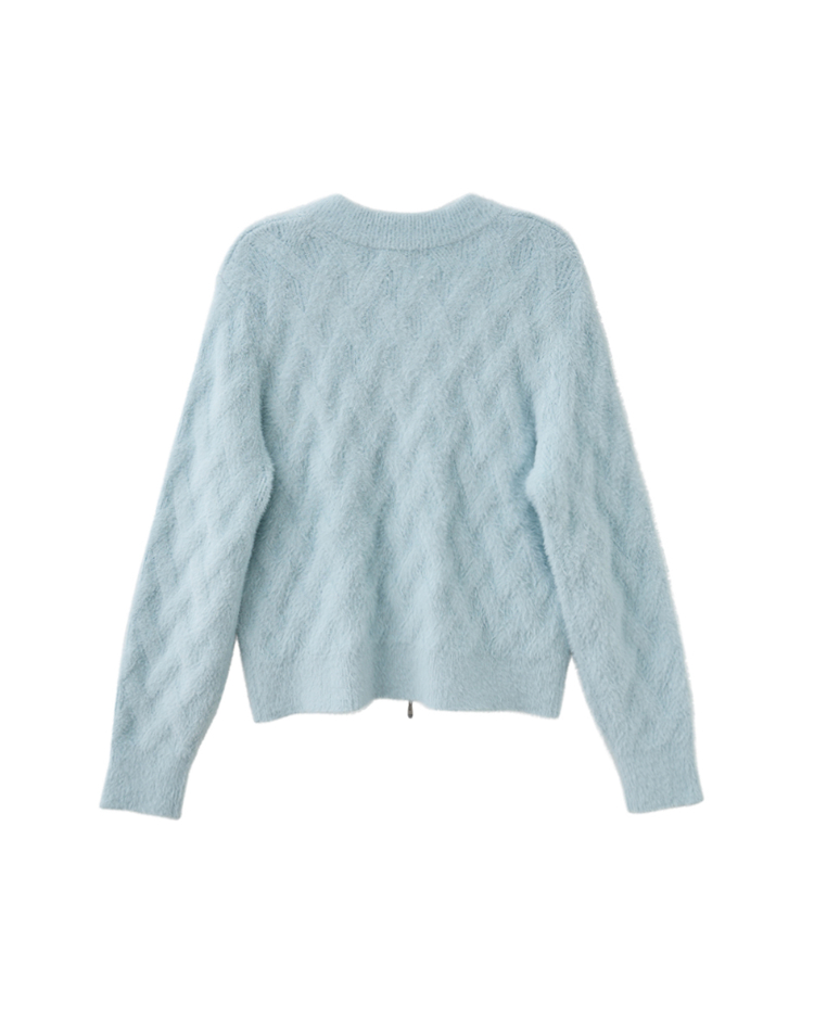 abito保暖絨毛針織外套