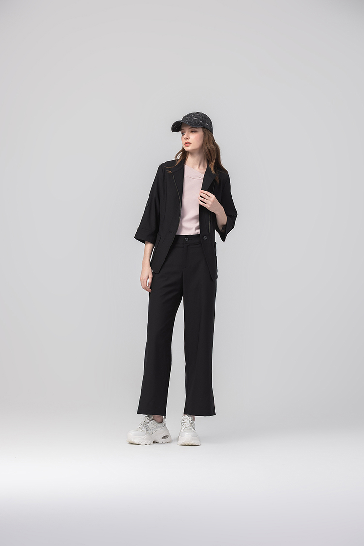 abito簡約俐落翻領外套