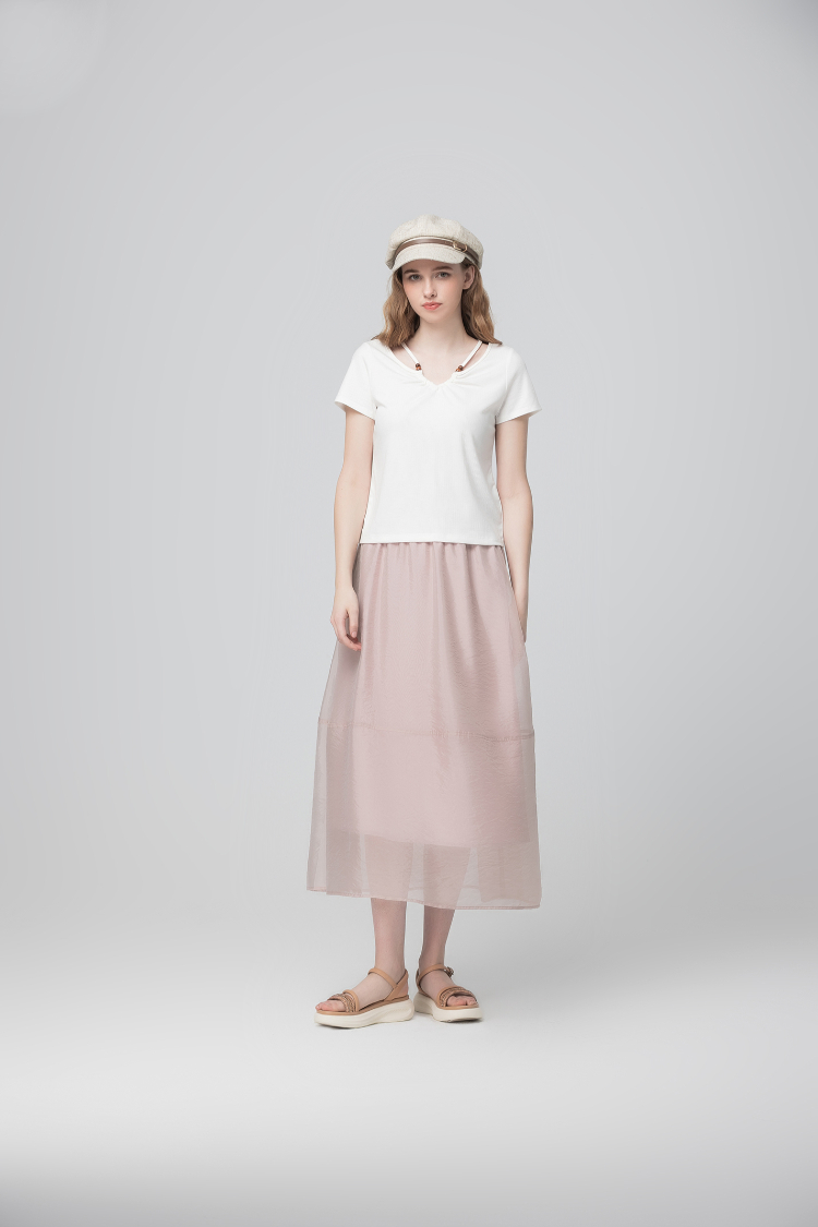 abito質感顯瘦木珠上衣