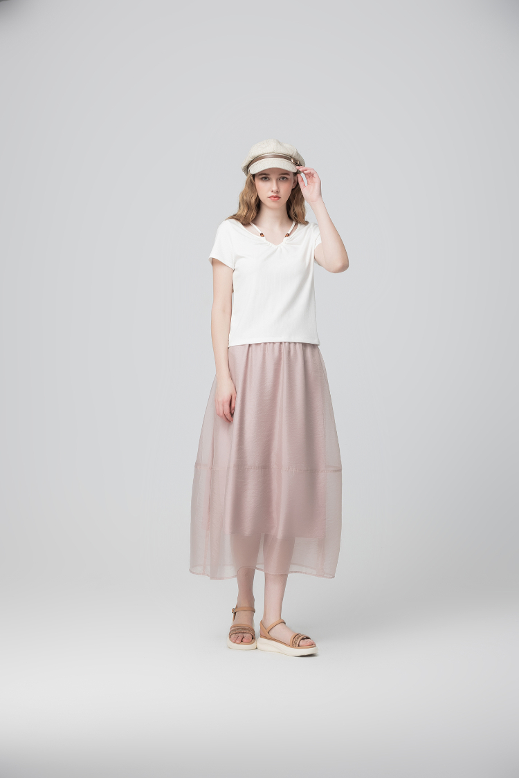 abito質感顯瘦木珠上衣