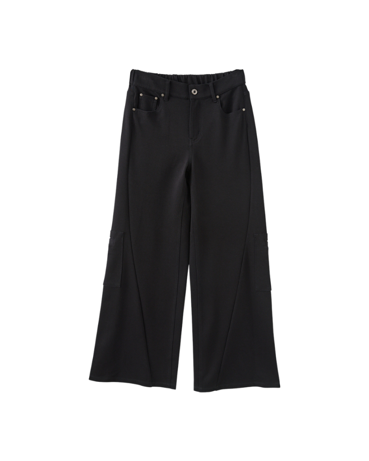 abito工裝口袋造型寬褲