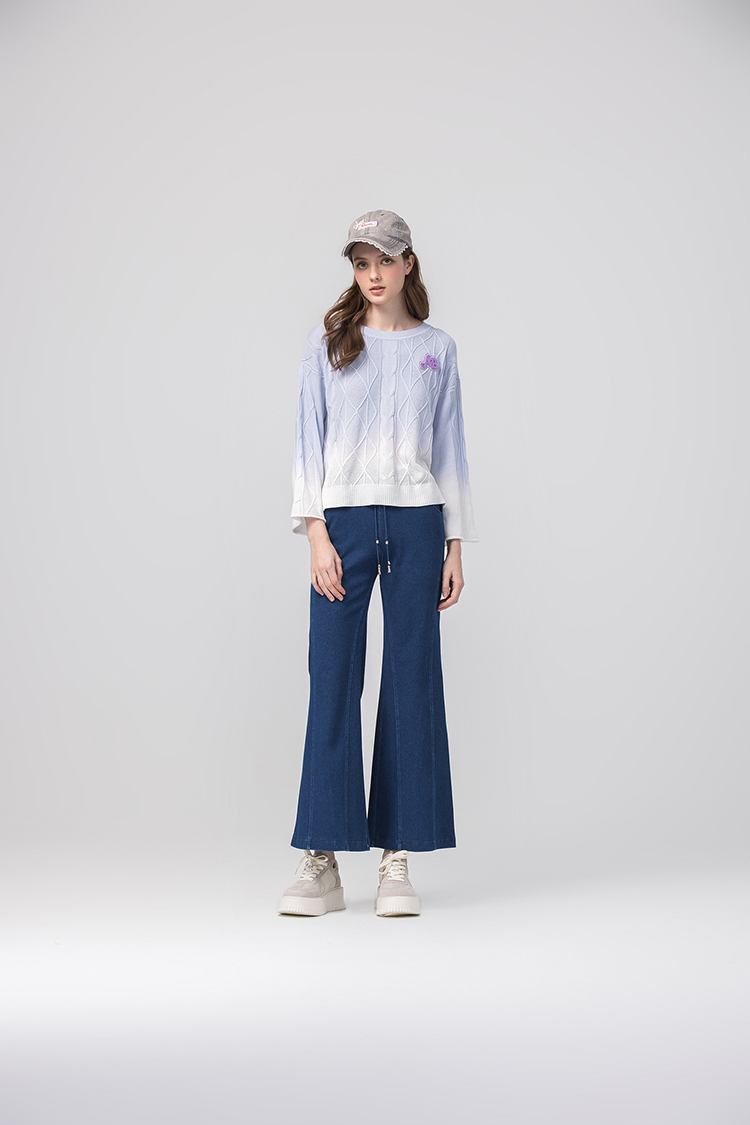 abito抽繩休閒棉質長褲