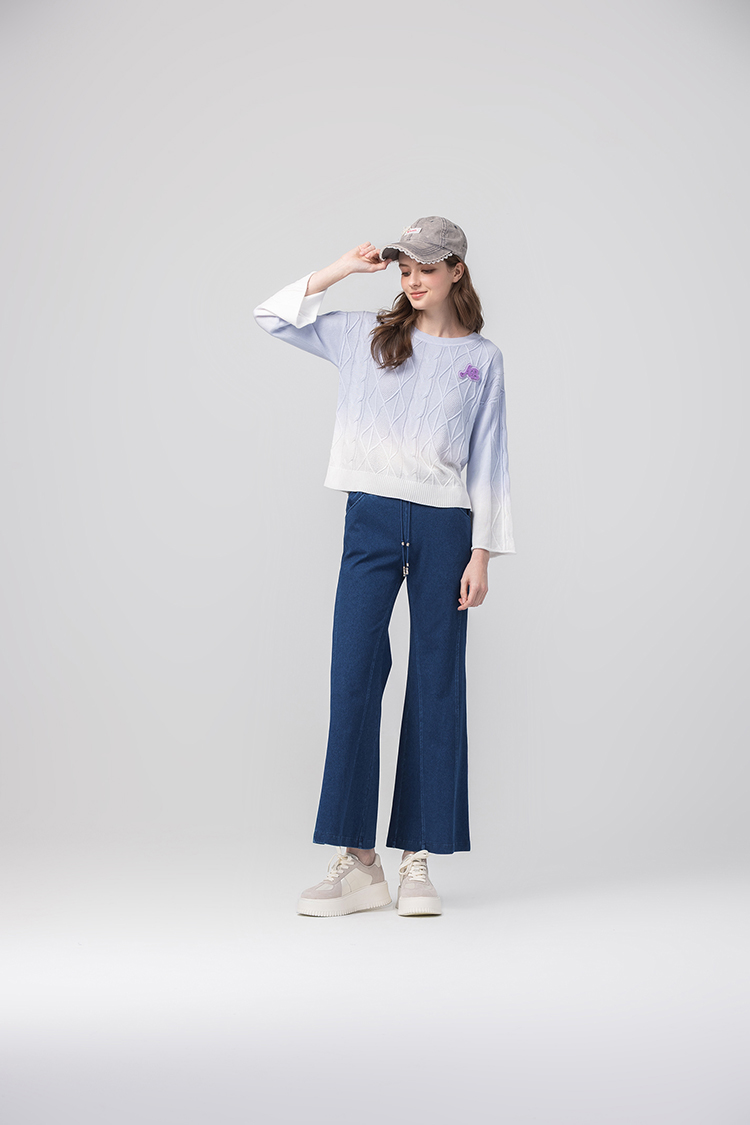 abito抽繩休閒棉質長褲