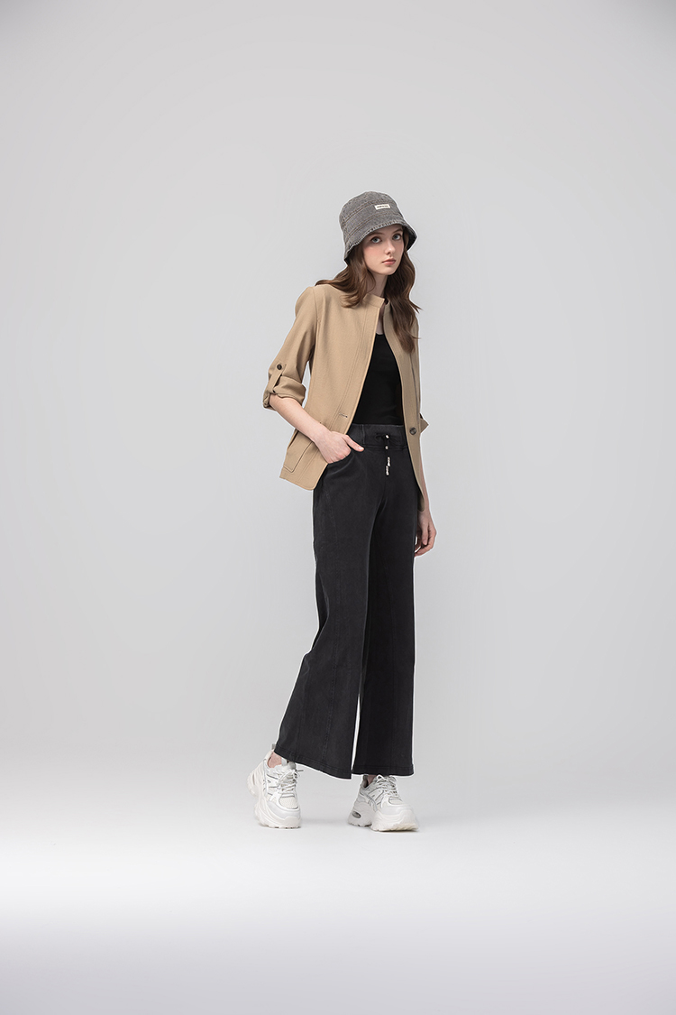 abito抽繩休閒棉質長褲