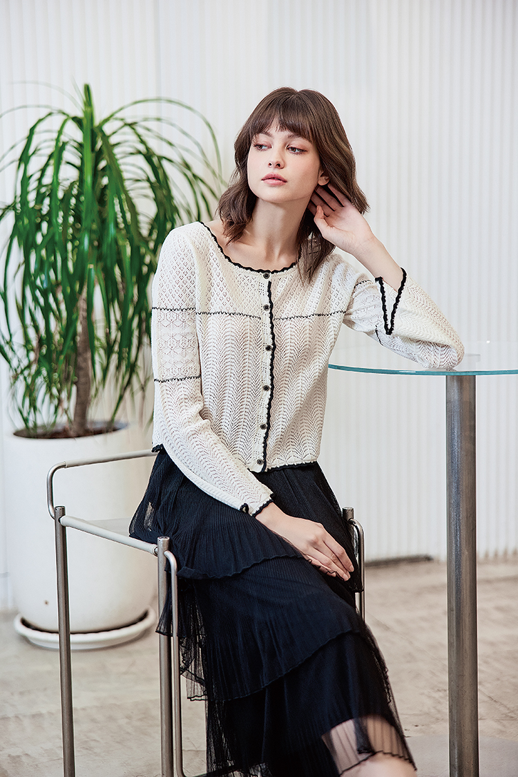 abito氣質網紗長裙