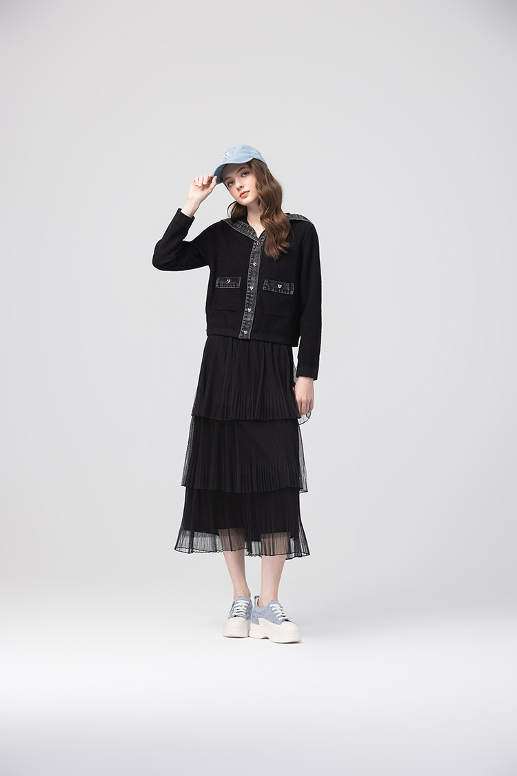 abito氣質網紗長裙