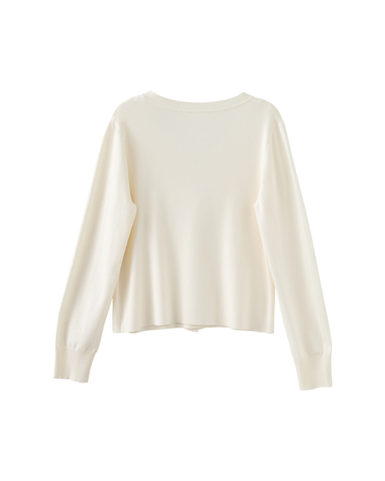 abito假兩件雙層針織上衣