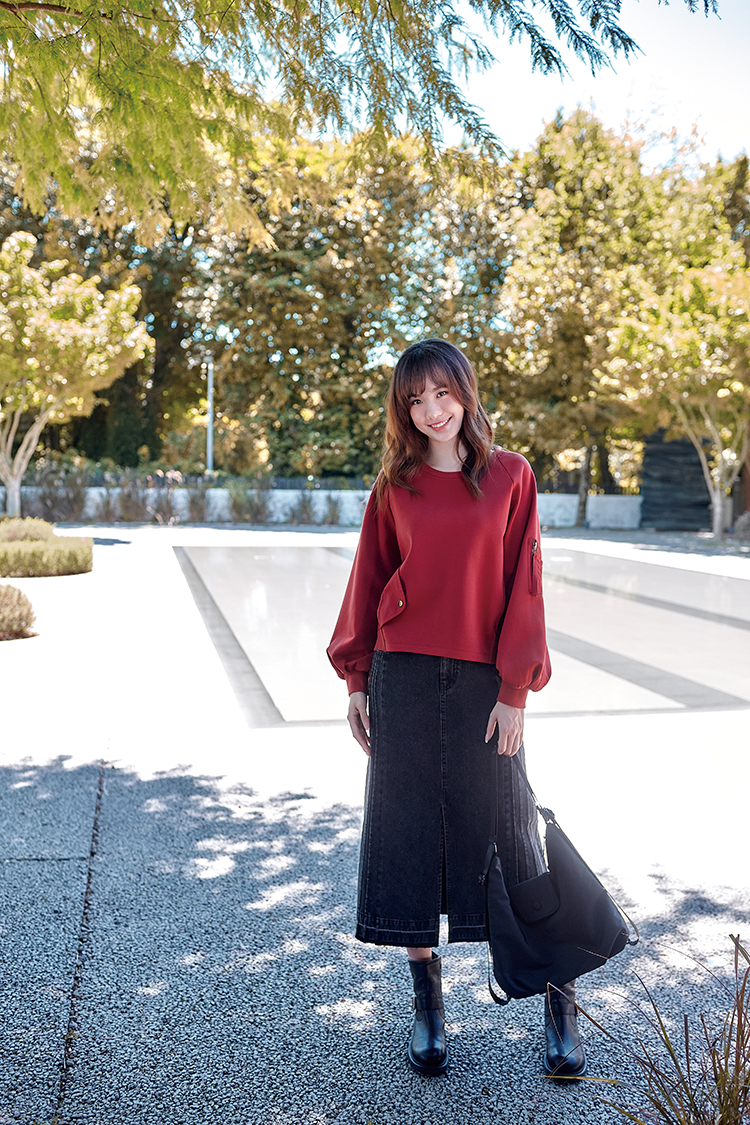 DITA拉克蘭簡約長袖上衣