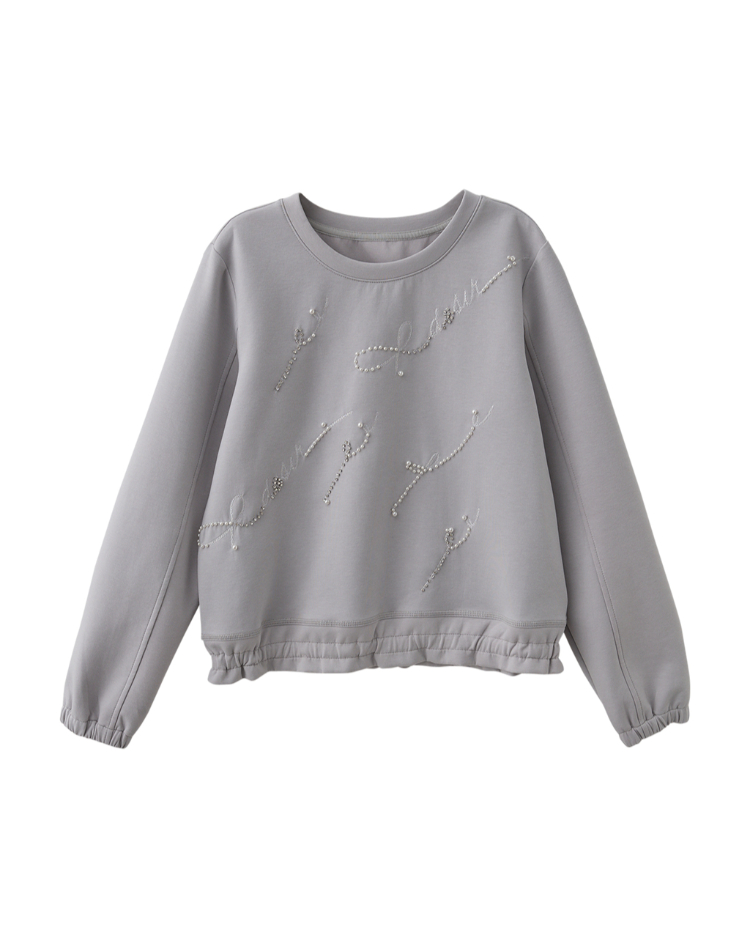 DITA甜甜珍珠刺繡上衣