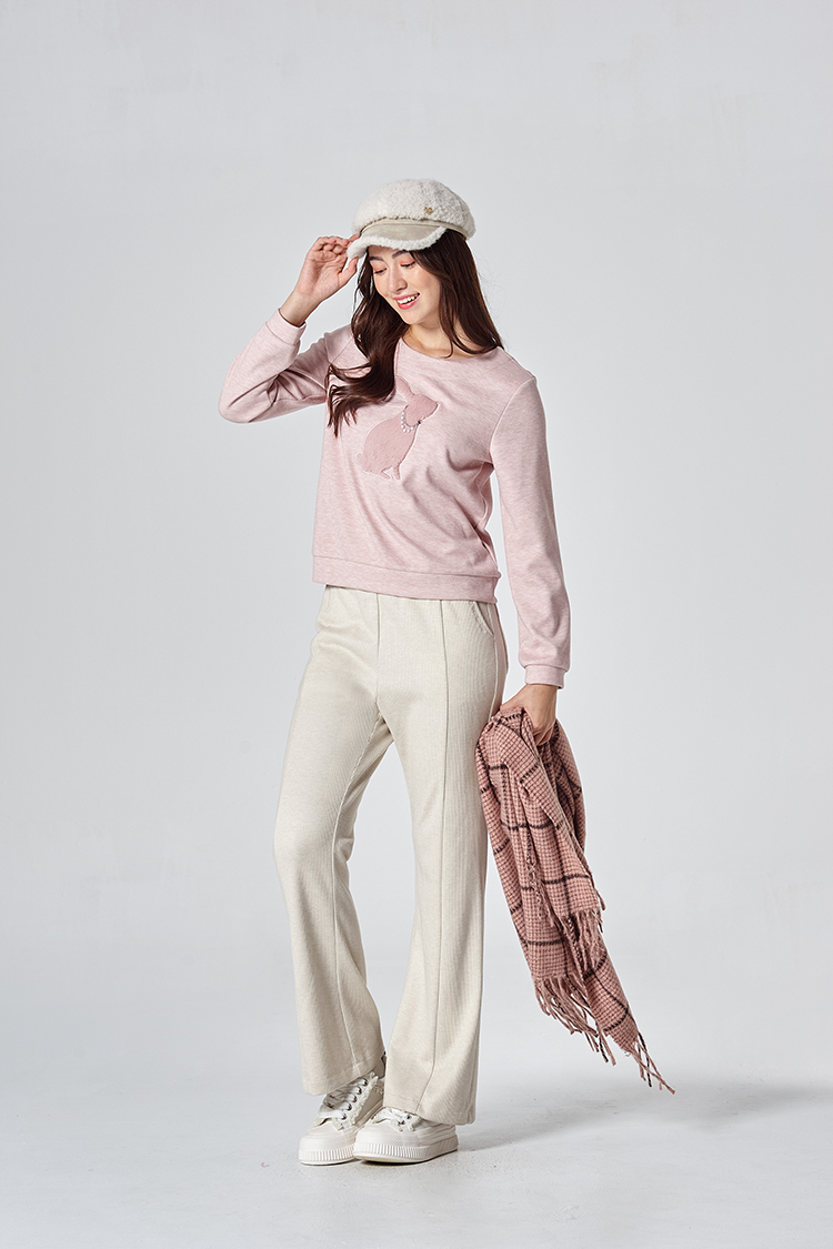 DITA溫柔絨毛小兔上衣