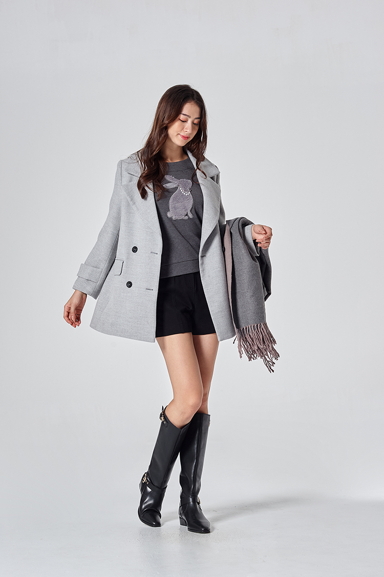 DITA溫柔絨毛小兔上衣