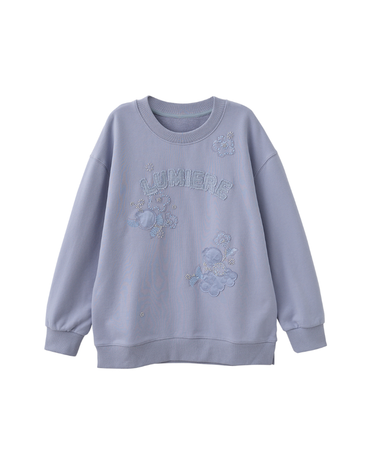 DITA日系繡花寬版上衣