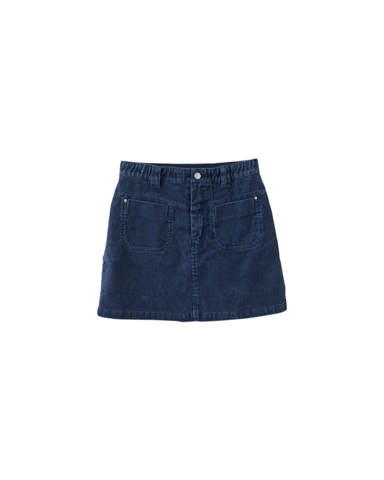 DITA甜酷感剪接A字短裙