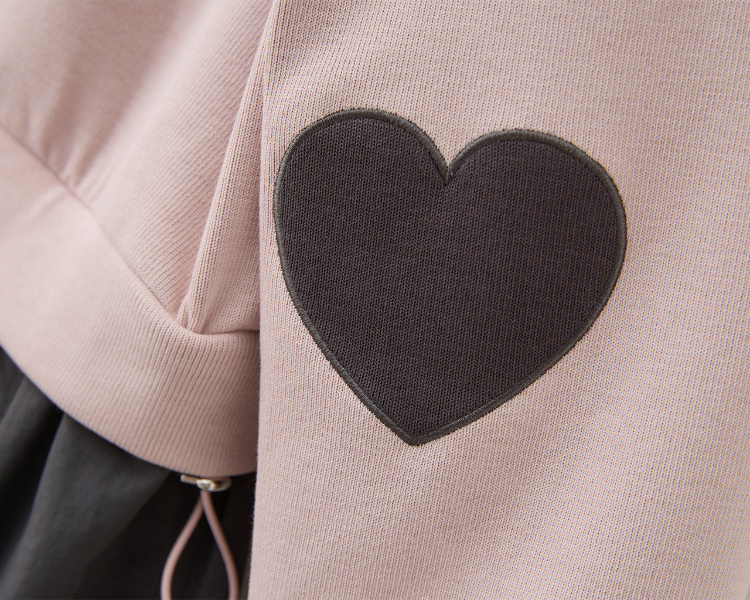 DITA假兩件大學T拼接洋裝