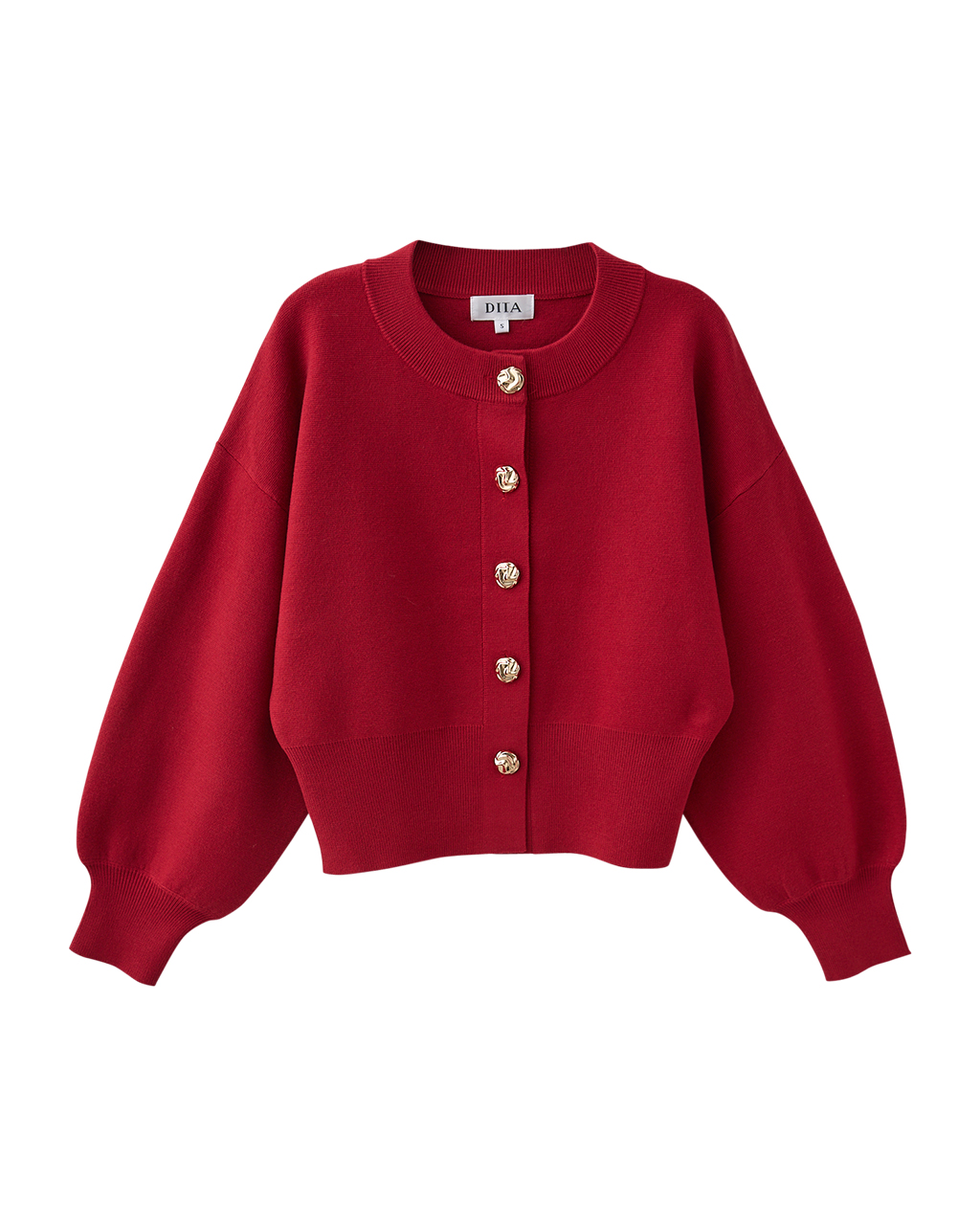 DITA日系澎袖短版針織外套