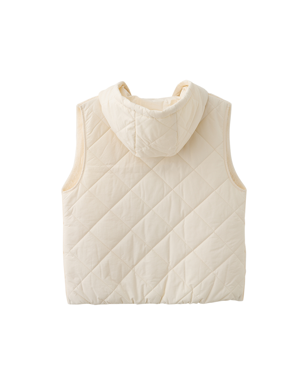 DITA異材質連帽針織背心