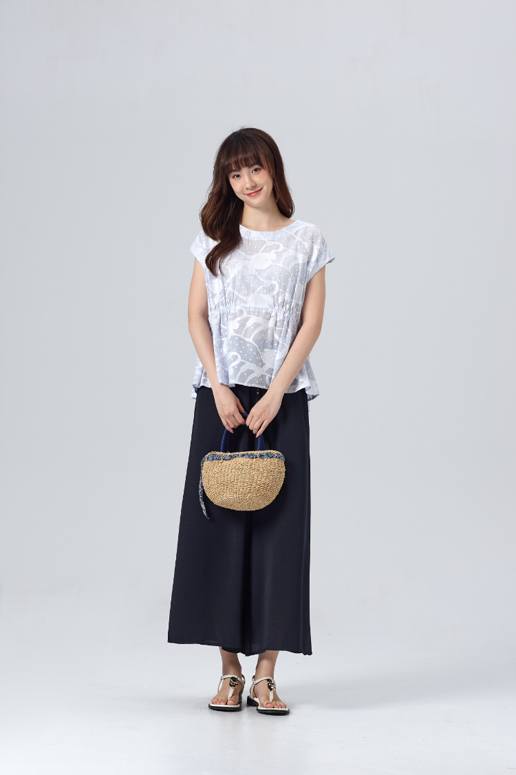 DITA休閒飄逸抽繩長褲