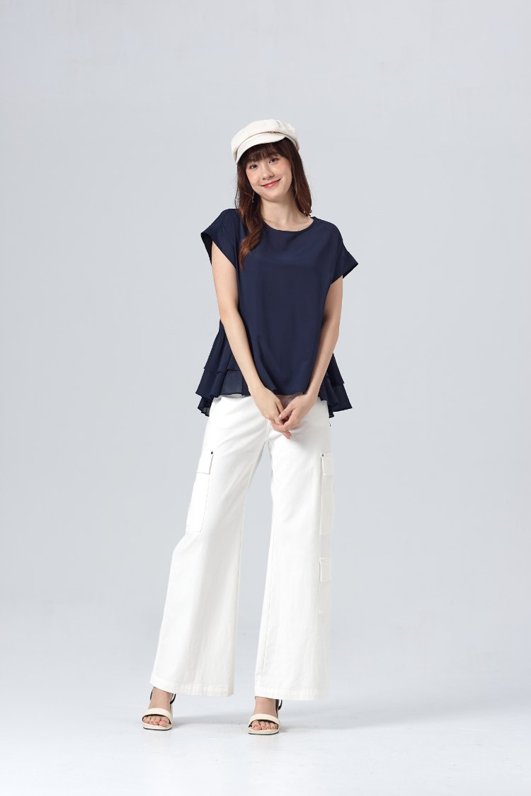 DITA層次感剪接設計上衣