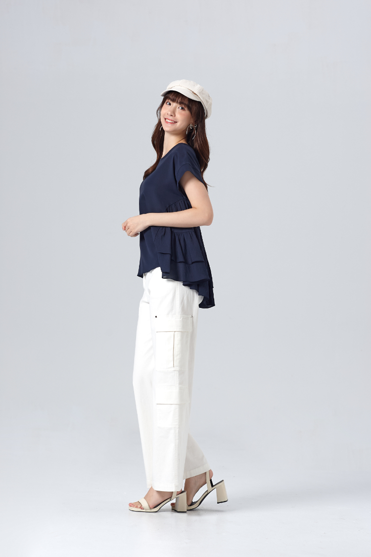 DITA層次感剪接設計上衣