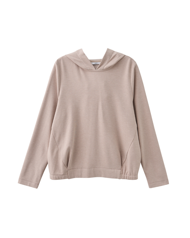 JOAN輕暖彈性薄帽T