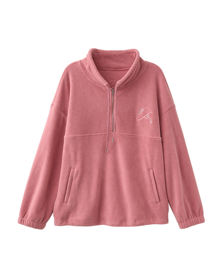 JOAN暖絨立領休閒上衣